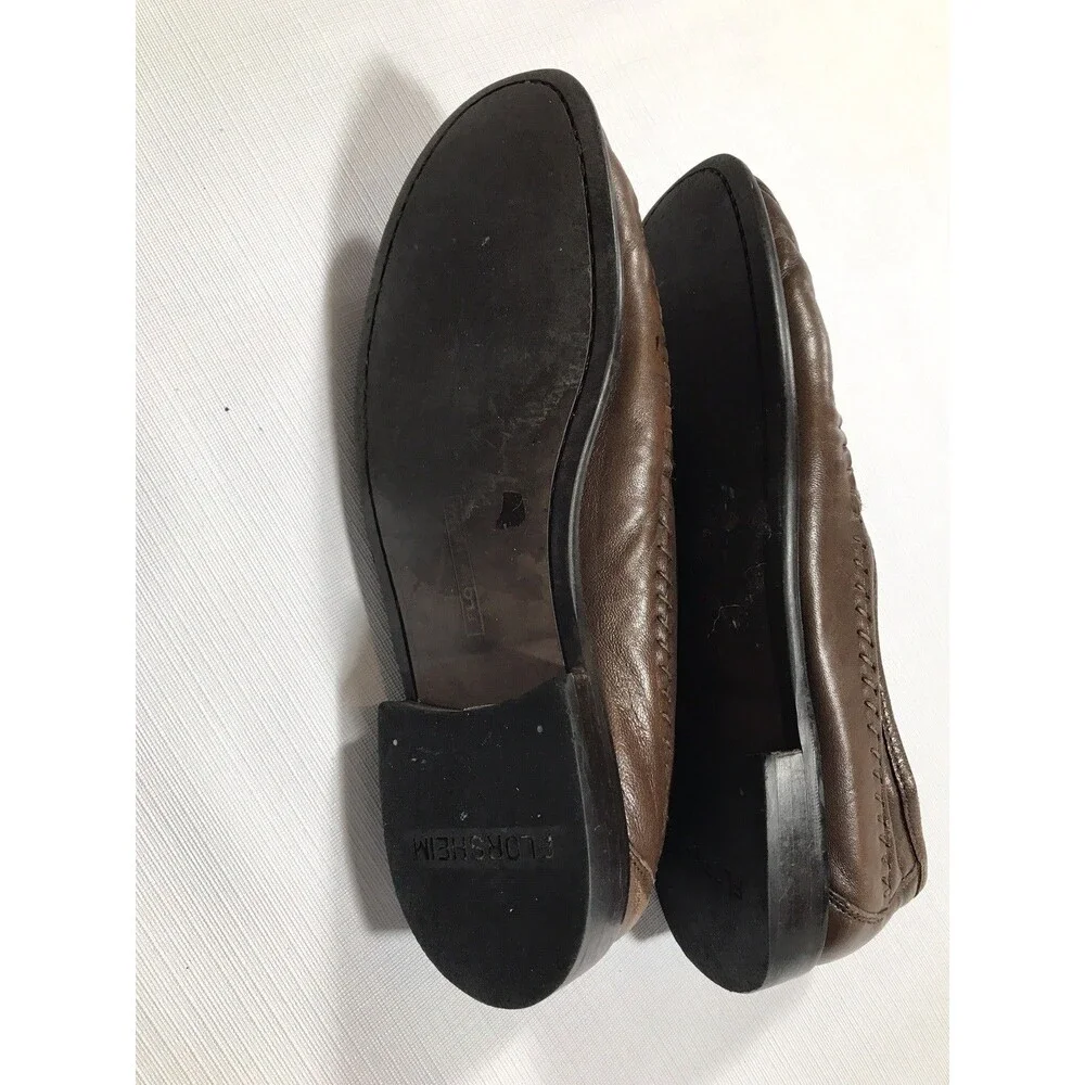 Florsheim Mens Tassel Loafers Size 9D Brown